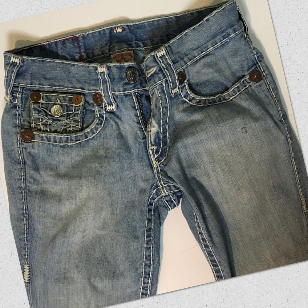 TRUE RELIGION WORLD TOUR SEC:JOEY SUPER ROW30 S 33 INSEAM